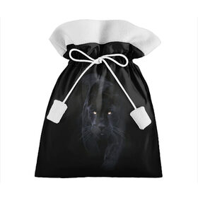 Подарочный 3D мешок с принтом Пантера , 100% полиэстер | Размер: 29*39 см | Тематика изображения на принте: animal | animals | beast | black | cat | kitten | phanter | животное | животные | зверек | зверь | кот | котики | кошка | кошки | пантера | черная
