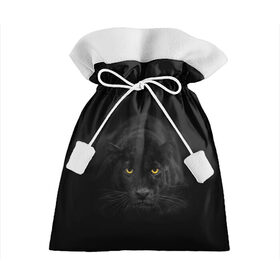 Подарочный 3D мешок с принтом Пантера , 100% полиэстер | Размер: 29*39 см | Тематика изображения на принте: animal | animals | beast | black | cat | kitten | phanter | животное | животные | зверек | зверь | кот | котики | кошка | кошки | пантера | черная