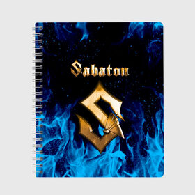 Тетрадь с принтом SABATON , 100% бумага | 48 листов, плотность листов — 60 г/м2, плотность картонной обложки — 250 г/м2. Листы скреплены сбоку удобной пружинной спиралью. Уголки страниц и обложки скругленные. Цвет линий — светло-серый
 | sabaton | даниель муллбак | йоаким броден | крис рёланд | оскар монтелиус | пэр сундстрём | рикард сунден | сабатон | тоббе энглунд | томми юханссон | ханнес ван дал