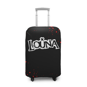 Чехол для чемодана 3D с принтом LOUNA , 86% полиэфир, 14% спандекс | двустороннее нанесение принта, прорези для ручек и колес | louna | tracktor bowling | альтернативный метал | альтернативный рок | гранж | лу | луна | ню метал | панк рок | хард рок