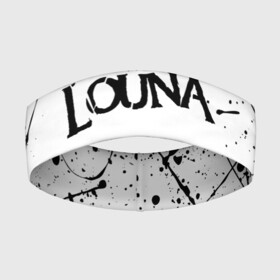 Повязка на голову 3D с принтом LOUNA ,  |  | louna | tracktor bowling | альтернативный метал | альтернативный рок | гранж | лу | луна | ню метал | панк рок | хард рок