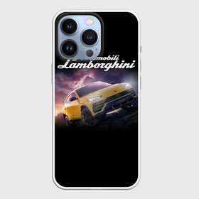 Чехол для iPhone 13 Pro с принтом Lamborghini Urus | Ламба Урус ,  |  | Тематика изображения на принте: audi | auto | aventador | lamborghini | murcielago | urus | авто | автомобиль | ам | ламба | ламборгини | машина | машины | спорткар | урус