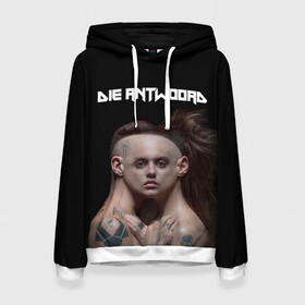 Женская толстовка 3D с принтом Die Antwoord. House of zef , 100% полиэстер  | двухслойный капюшон со шнурком для регулировки, мягкие манжеты на рукавах и по низу толстовки, спереди карман-кенгуру с мягким внутренним слоем. | 2020 | album | die antwoord | house of zef | ninja | yolandi | альбом | йоланди | ниндзя | обложка