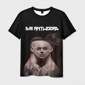 Мужская футболка 3D с принтом Die Antwoord. House of zef , 100% полиэфир | прямой крой, круглый вырез горловины, длина до линии бедер | 2020 | album | die antwoord | house of zef | ninja | yolandi | альбом | йоланди | ниндзя | обложка