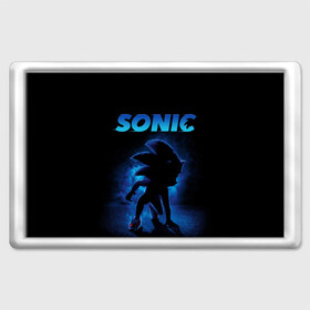 Магнит 45*70 с принтом SONIC , Пластик | Размер: 78*52 мм; Размер печати: 70*45 | Тематика изображения на принте: amy rose | blaze the cat | hedgehog | sega | silver | sonic | доктор эггман | ёж соник | ехидна наклз | кошка блейз | метал соник | сега | сильвер | соник