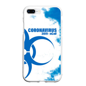 Чехол для iPhone 7Plus/8 Plus матовый с принтом Coronavirus 2019 - nCoV , Силикон | Область печати: задняя сторона чехла, без боковых панелей | 2019   ncov | coronavirus | covid | covid 19 | ncov | virus | арт | биологическая опасность | болезнь | вирус | знак | карантин | корона | коронавирус | короновирус | мем | мой руки | оставайся дома | пандемия | помой руки