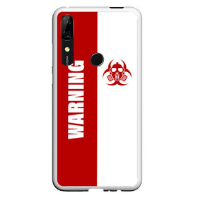 Чехол для Honor P Smart Z с принтом Warning Virus , Силикон | Область печати: задняя сторона чехла, без боковых панелей | 2019   ncov | coronavirus | covid | covid 19 | ncov | virus | арт | биологическая опасность | болезнь | вирус | знак | карантин | корона | коронавирус | короновирус | мем | мой руки | оставайся дома | пандемия | помой руки