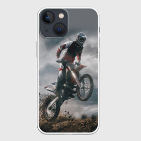 Чехол для iPhone 13 mini с принтом МОТОКРОСС КТМ | MOTOCROSS KTM (+спина) ,  |  | 2020 | auto | bike | moto | motorcycle | sport | авто | автомобиль | автомобильные | байк | бренд | марка | машины | мото | мотоциклы | спорт