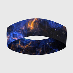 Повязка на голову 3D с принтом Космос ,  |  | абстракция | вселенная | галактика | дым | звезды | космос | модная