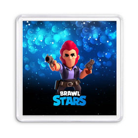 Магнит 55*55 с принтом Brawl Stars Colt (Кольт) , Пластик | Размер: 65*65 мм; Размер печати: 55*55 мм | brawl | brawl stars | brawlstars | brawlstarsmemes | brawl_stars | clashofclans | clashroyale | colt | plp | supercell | бравл | бравлстарс | кольт