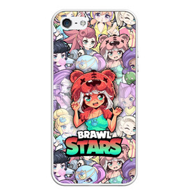 Чехол для iPhone 5/5S матовый с принтом BrawlStars Girls (Oko) , Силикон | Область печати: задняя сторона чехла, без боковых панелей | 8 | bit | brawl | brawlstars | bs | girls | nita | oko | stars | virus | бит | бравл | бравлеры | бравлстарс | бравлы | браво | бровл | броул | броулбол | бс | вирус | герои | девочки | игра | медведь | мультик | нита | образ | око | персо