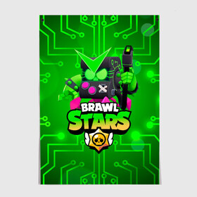 Постер с принтом Brawl Stars Virus 8-Bit , 100% бумага
 | бумага, плотность 150 мг. Матовая, но за счет высокого коэффициента гладкости имеет небольшой блеск и дает на свету блики, но в отличии от глянцевой бумаги не покрыта лаком | 8 bit | brawl stars | brawl stars virus 8 bit | virus | virus 8 bit | бравл старс | бравл старс вирус | бравл старс вирус 8 бит | вирус 8 бит | восемь бит