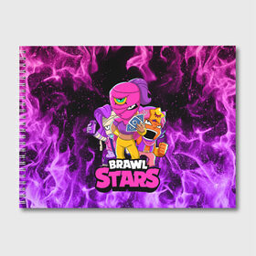 Альбом для рисования с принтом BRAWL STARS TARA , 100% бумага
 | матовая бумага, плотность 200 мг. | brawl stars | brawl stars tara | brawler | emz | sandy | tara | бравл старз | бравлер | игры | сэнди | тара | эмз