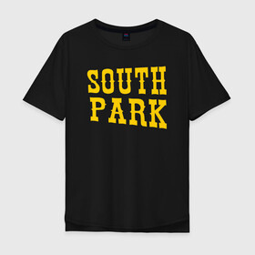 Мужская футболка хлопок Oversize с принтом SOUTH PARK. , 100% хлопок | свободный крой, круглый ворот, “спинка” длиннее передней части | south park | американская культура | американский мультсериал | колорадо | пародия | саус парк | саут парк | черный юмор | четыре мальчика | шоу | южный парк