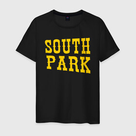 Мужская футболка хлопок с принтом SOUTH PARK. , 100% хлопок | прямой крой, круглый вырез горловины, длина до линии бедер, слегка спущенное плечо. | south park | американская культура | американский мультсериал | колорадо | пародия | саус парк | саут парк | черный юмор | четыре мальчика | шоу | южный парк