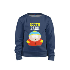 Детский свитшот хлопок с принтом SOUTH PARK. , 100% хлопок | круглый вырез горловины, эластичные манжеты, пояс и воротник | south park | американская культура | американский мультсериал | колорадо | пародия | саус парк | саут парк | черный юмор | четыре мальчика | шоу | южный парк