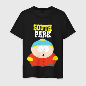 Мужская футболка хлопок с принтом SOUTH PARK. , 100% хлопок | прямой крой, круглый вырез горловины, длина до линии бедер, слегка спущенное плечо. | south park | американская культура | американский мультсериал | колорадо | пародия | саус парк | саут парк | черный юмор | четыре мальчика | шоу | южный парк