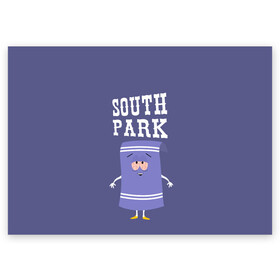 Поздравительная открытка с принтом South Park Полотенчико , 100% бумага | плотность бумаги 280 г/м2, матовая, на обратной стороне линовка и место для марки
 | south park | баттерс | кайл | кени | кеннет | кенни | мультик | саус парк | стэнли | эрик | южный парк