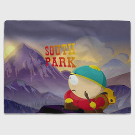 Плед 3D с принтом South Park Картмен , 100% полиэстер | закругленные углы, все края обработаны. Ткань не мнется и не растягивается | south park | баттерс | кайл | картмен | кени | кеннет | кенни | мультик | саус парк | стэнли | эрик | южный парк