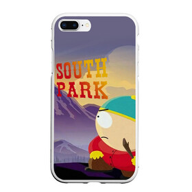 Чехол для iPhone 7Plus/8 Plus матовый с принтом South Park Картмен , Силикон | Область печати: задняя сторона чехла, без боковых панелей | south park | баттерс | кайл | картмен | кени | кеннет | кенни | мультик | саус парк | стэнли | эрик | южный парк