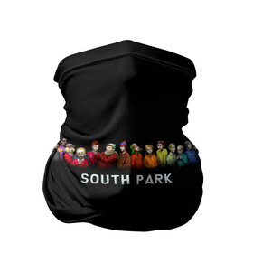 Бандана-труба 3D с принтом ЮЖНЫЙ ПАРК , 100% полиэстер, ткань с особыми свойствами — Activecool | плотность 150‒180 г/м2; хорошо тянется, но сохраняет форму | kenny | south park | кенни | мультфильмы | саус парк | южный парк
