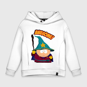 Детское худи Oversize хлопок с принтом CARTMAN , френч-терри — 70% хлопок, 30% полиэстер. Мягкий теплый начес внутри —100% хлопок | боковые карманы, эластичные манжеты и нижняя кромка, капюшон на магнитной кнопке | animation | cartman | colorado | eric | gangsta | hip hop | kenny | n.w.a | san | south park | usa | волшебник | жесть | картман | магия | мультфильмы | шикарно | эрик | южный парк