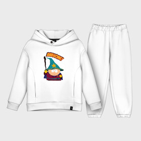 Детский костюм хлопок Oversize с принтом CARTMAN ,  |  | animation | cartman | colorado | eric | gangsta | hip hop | kenny | n.w.a | san | south park | usa | волшебник | жесть | картман | магия | мультфильмы | шикарно | эрик | южный парк