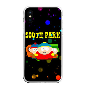 Чехол для iPhone XS Max матовый с принтом South Park , Силикон | Область печати: задняя сторона чехла, без боковых панелей | south park | американская культура | американский мультсериал | колорадо | пародия | саус парк | саут парк | черный юмор | четыре мальчика | шоу | южный парк