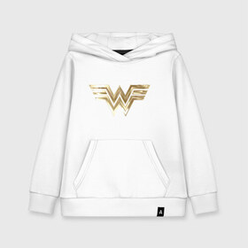 Детская толстовка хлопок с принтом Wonder Woman logo , 100% хлопок | Круглый горловой вырез, эластичные манжеты, пояс, капюшен | 1984 | cheetah | dc comics | diana prince | wonder women | ww84 | антиопа | вандер вумен | галь гадот | гепарда | диана принс | стив тревор | чудо женщина