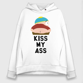 Женское худи Oversize хлопок с принтом KISS MY ASS , френч-терри — 70% хлопок, 30% полиэстер. Мягкий теплый начес внутри —100% хлопок | боковые карманы, эластичные манжеты и нижняя кромка, капюшон на магнитной кнопке | cartman | kenny | park | south | southpark | картман | кенни | мульт | мультик | парк | персонаж | персонажи | сериал | южный