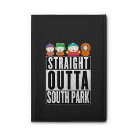 Обложка для автодокументов с принтом South Park , натуральная кожа |  размер 19,9*13 см; внутри 4 больших “конверта” для документов и один маленький отдел — туда идеально встанут права | cartman | kenny | park | south | southpark | картман | кенни | мульт | мультик | парк | персонаж | персонажи | сериал | южный