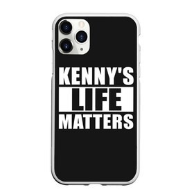 Чехол для iPhone 11 Pro матовый с принтом KENNYS LIFE MATTERS , Силикон |  | cartman | kenny | park | south | southpark | картман | кенни | мульт | мультик | парк | персонаж | персонажи | сериал | южный