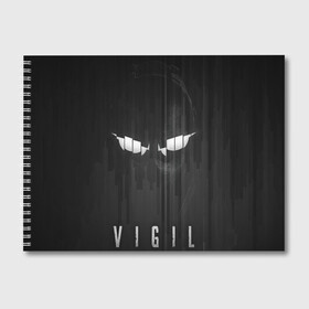 Альбом для рисования с принтом Vigil , 100% бумага
 | матовая бумага, плотность 200 мг. | Тематика изображения на принте: rainbow six siege | vigil | игры