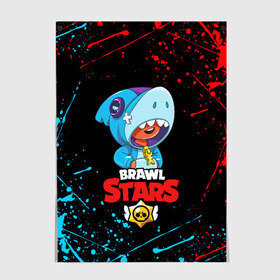 Постер с принтом BRAWL STARS LEON SHARK , 100% бумага
 | бумага, плотность 150 мг. Матовая, но за счет высокого коэффициента гладкости имеет небольшой блеск и дает на свету блики, но в отличии от глянцевой бумаги не покрыта лаком | 8 bit | 8 бит | bibi | brawl stars | crow | el brown | leon | leon shark | max | mr.p | sally leon | shark | stars | virus | werewolf | акула | биби | вирус | ворон | леон | оборотень | пингвин