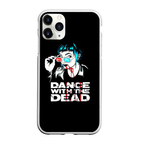 Чехол для iPhone 11 Pro матовый с принтом dance with the dead , Силикон |  | dance with the dead | группа | джастин поинтер | калифорнийский электронный дуэт | синтвейв | тони ким