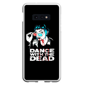 Чехол для Samsung S10E с принтом dance with the dead , Силикон | Область печати: задняя сторона чехла, без боковых панелей | dance with the dead | группа | джастин поинтер | калифорнийский электронный дуэт | синтвейв | тони ким