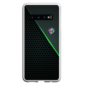 Чехол для Samsung Galaxy S10 с принтом Alfa Romeo , Силикон | Область печати: задняя сторона чехла, без боковых панелей | alfa | alfa romeo | auto | brera | caimano | crosswagon | giulia | kamal | mito | stelvio | авто | автомобиль | ам