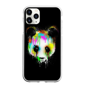 Чехол для iPhone 11 Pro Max матовый с принтом Панда в краске , Силикон |  | Тематика изображения на принте: panda | животные | краска | медведь | милая | няшная | панда | прикольная | смешно | юмор