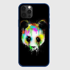 Чехол для iPhone 12 Pro Max с принтом ПАНДА В КРАСКЕ | PANDA IN PAINT , Силикон |  | panda | животные | краска | медведь | милая | няшная | панда | прикольная | смешно | юмор