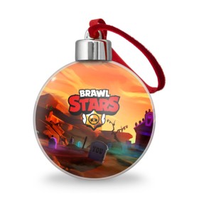 Ёлочный шар с принтом BRAWL STARS , Пластик | Диаметр: 77 мм | 8 bit | barley | brawl stars | brock | bull | colt | crow | dynamike | frank | jessie | leon | барли | бравл старс | брок | булл | ворон | динамайк | кольт | леон | могила | фрэнк