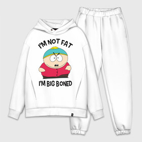 Мужской костюм хлопок OVERSIZE с принтом Я не толстый ,  |  | eric cartman | south park | эрик картман | южный парк | я не толстый у меня кость широкая