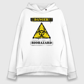 Женское худи Oversize хлопок с принтом Biohazard , френч-терри — 70% хлопок, 30% полиэстер. Мягкий теплый начес внутри —100% хлопок | боковые карманы, эластичные манжеты и нижняя кромка, капюшон на магнитной кнопке | bio | biohazard | coronavirus | covid 19 | covid2019 | danger | epidemic | epidemy | hazard | pandemic | virus | биозаражение | вирус | заражение | коронавирус | опасность | пандемия | эпидемия