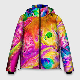 Мужская зимняя куртка 3D с принтом TIE DYE , верх — 100% полиэстер; подкладка — 100% полиэстер; утеплитель — 100% полиэстер | длина ниже бедра, свободный силуэт Оверсайз. Есть воротник-стойка, отстегивающийся капюшон и ветрозащитная планка. 

Боковые карманы с листочкой на кнопках и внутренний карман на молнии. | abstraction | geometry | hexagon | neon | paints | stripes | texture | tie dye | triangle | абстракция | брызги | геометрия | краски | неон | неоновый | соты | тай дай | текстура