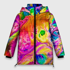 Женская зимняя куртка 3D с принтом TIE DYE , верх — 100% полиэстер; подкладка — 100% полиэстер; утеплитель — 100% полиэстер | длина ниже бедра, силуэт Оверсайз. Есть воротник-стойка, отстегивающийся капюшон и ветрозащитная планка. 

Боковые карманы с листочкой на кнопках и внутренний карман на молнии | abstraction | geometry | hexagon | neon | paints | stripes | texture | tie dye | triangle | абстракция | брызги | геометрия | краски | неон | неоновый | соты | тай дай | текстура