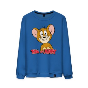 Мужской свитшот хлопок с принтом Jerry , 100% хлопок |  | spike | tom  jerry | tom and jerry | tomjerry | tuffy | vdgerir | мамочка два тапочка | том и джери | том и джерри