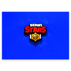 Поздравительная открытка с принтом BRAWL STARS , 100% бумага | плотность бумаги 280 г/м2, матовая, на обратной стороне линовка и место для марки
 | Тематика изображения на принте: 8 bit | barley | brawl stars | brock | bull | colt | crow | dynamike | frank | jessie | leon | nita | барли | бравл старс | брок | булл | ворон | джесси | динамайк | кольт | леон | фрэнк