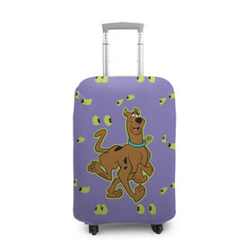 Чехол для чемодана 3D с принтом Scooby-Doo , 86% полиэфир, 14% спандекс | двустороннее нанесение принта, прорези для ручек и колес | scooby doo | vdosadir | скуберт фон дуенхеймер | скуби ду | собака | уильям ханна