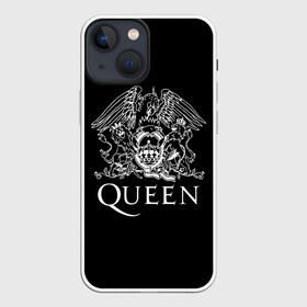 Чехол для iPhone 13 mini с принтом QUEEN | КВИН (Z) ,  |  | Тематика изображения на принте: queen | rock | we will rock you | брайан мэи | группа queen | группа квин | джон дикон | квин | королева | король | роджер тейлор | рок | фредди меркьюри
