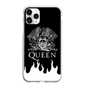 Чехол для iPhone 11 Pro матовый с принтом QUEEN , Силикон |  | queen | rock | we will rock you | брайан мэи | группа queen | группа квин | джон дикон | квин | королева | король | роджер тейлор | рок | фредди меркьюри