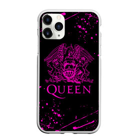 Чехол для iPhone 11 Pro матовый с принтом QUEEN , Силикон |  | queen | rock | we will rock you | брайан мэи | группа queen | группа квин | джон дикон | квин | королева | король | роджер тейлор | рок | фредди меркьюри